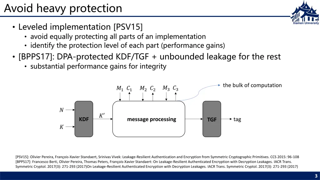 avoid heavy protection