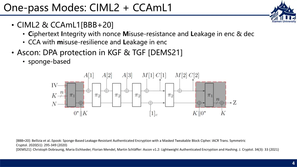 one pass modes ciml2 ccaml1
