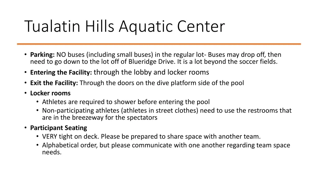 tualatin hills aquatic center