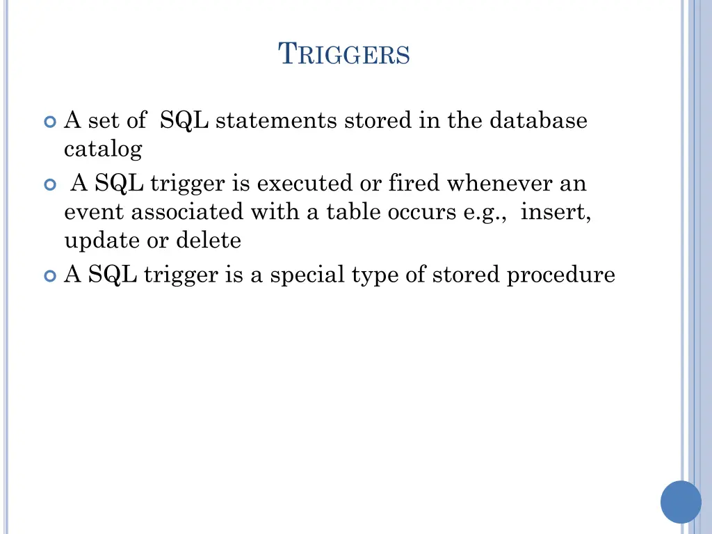 t riggers