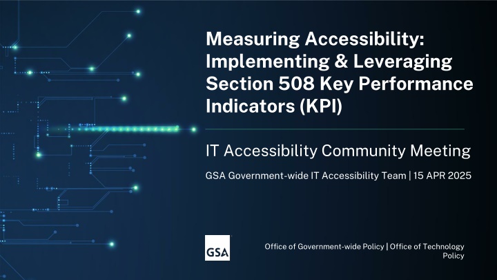 measuring accessibility implementing leveraging