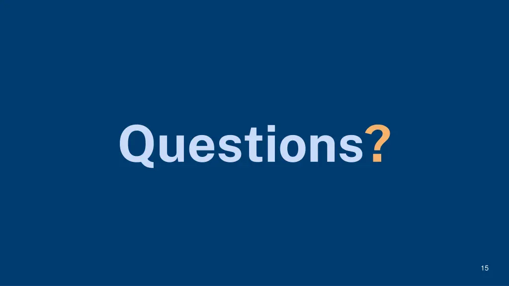 questions