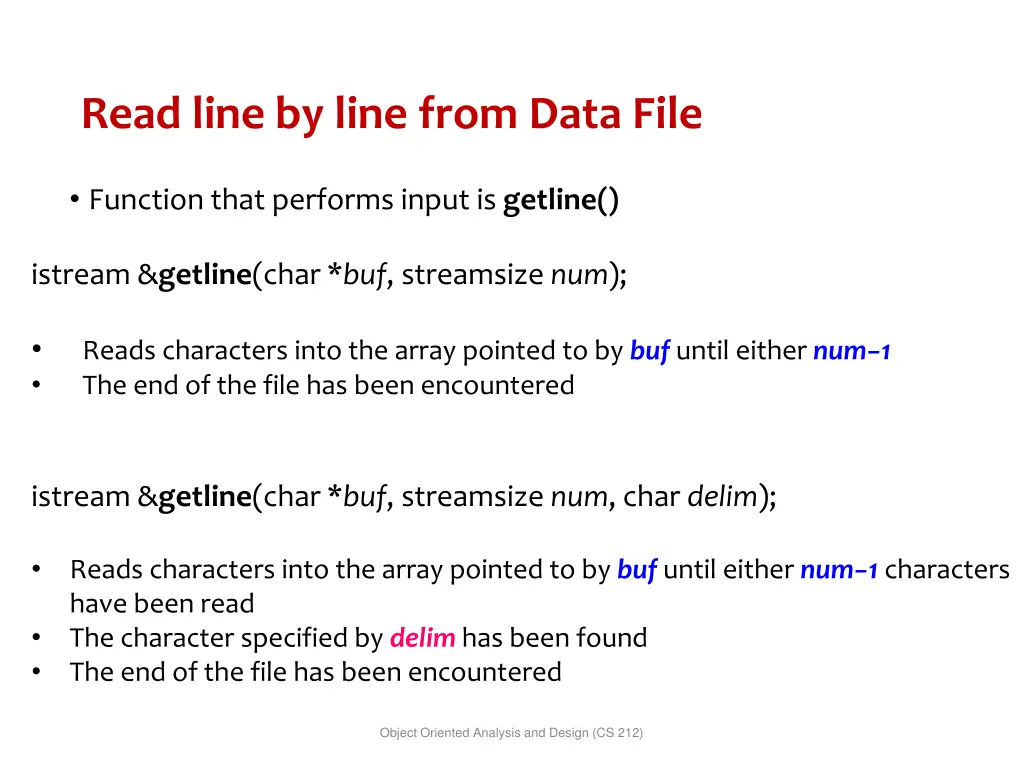 read line by line from data file