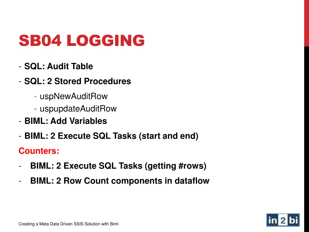 sb04 logging