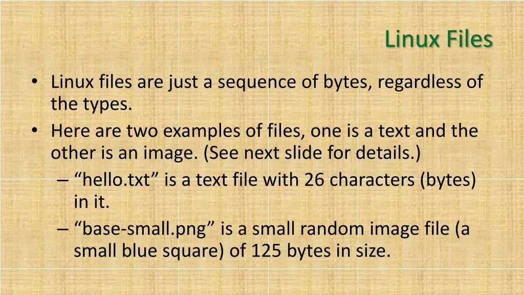 linux files