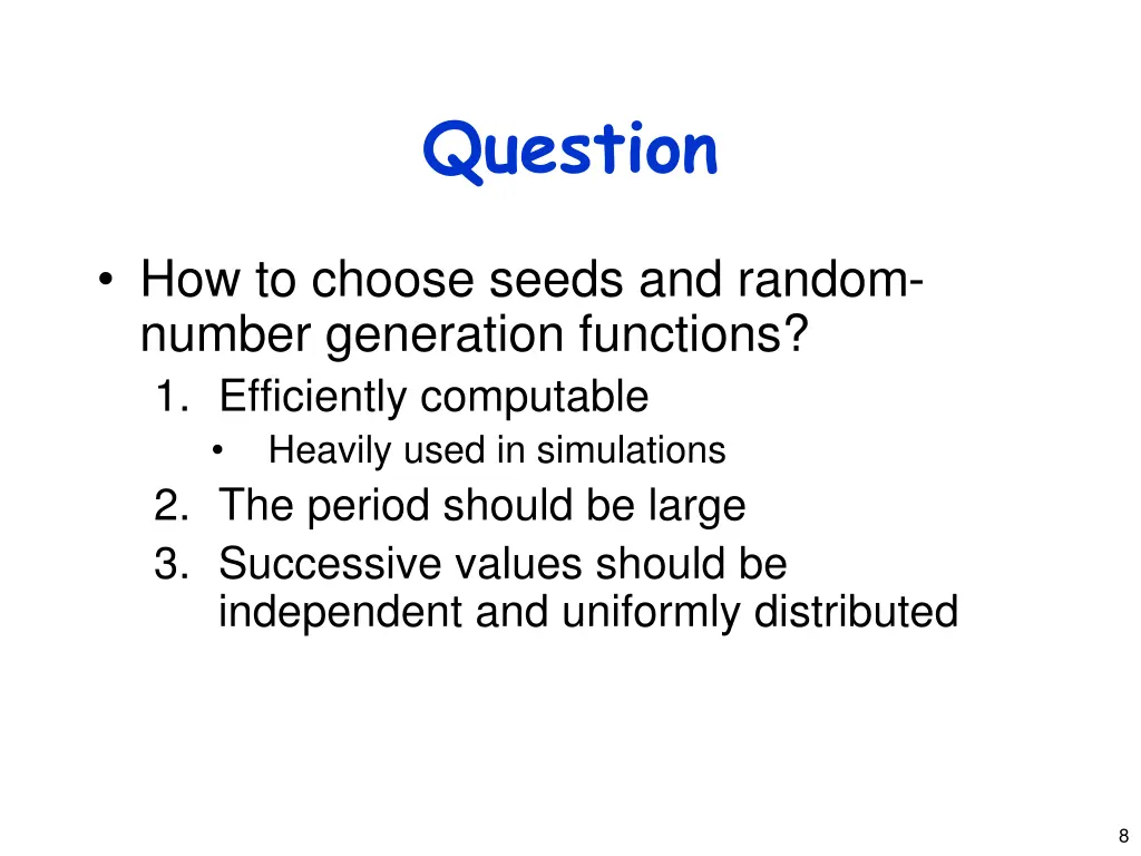 question