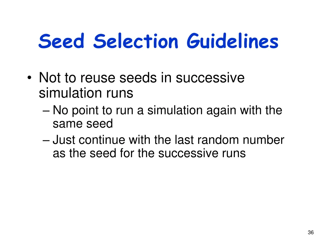 seed selection guidelines 2