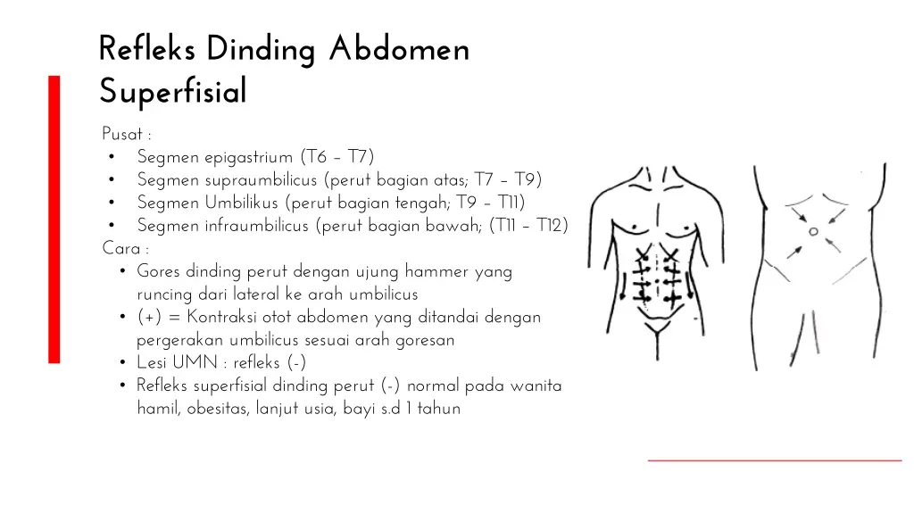 refleks dinding abdomen superfisial