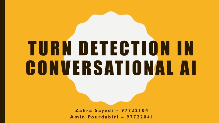 turn detection in conversational ai