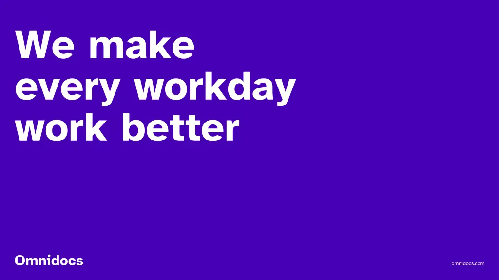 we make every workday work better