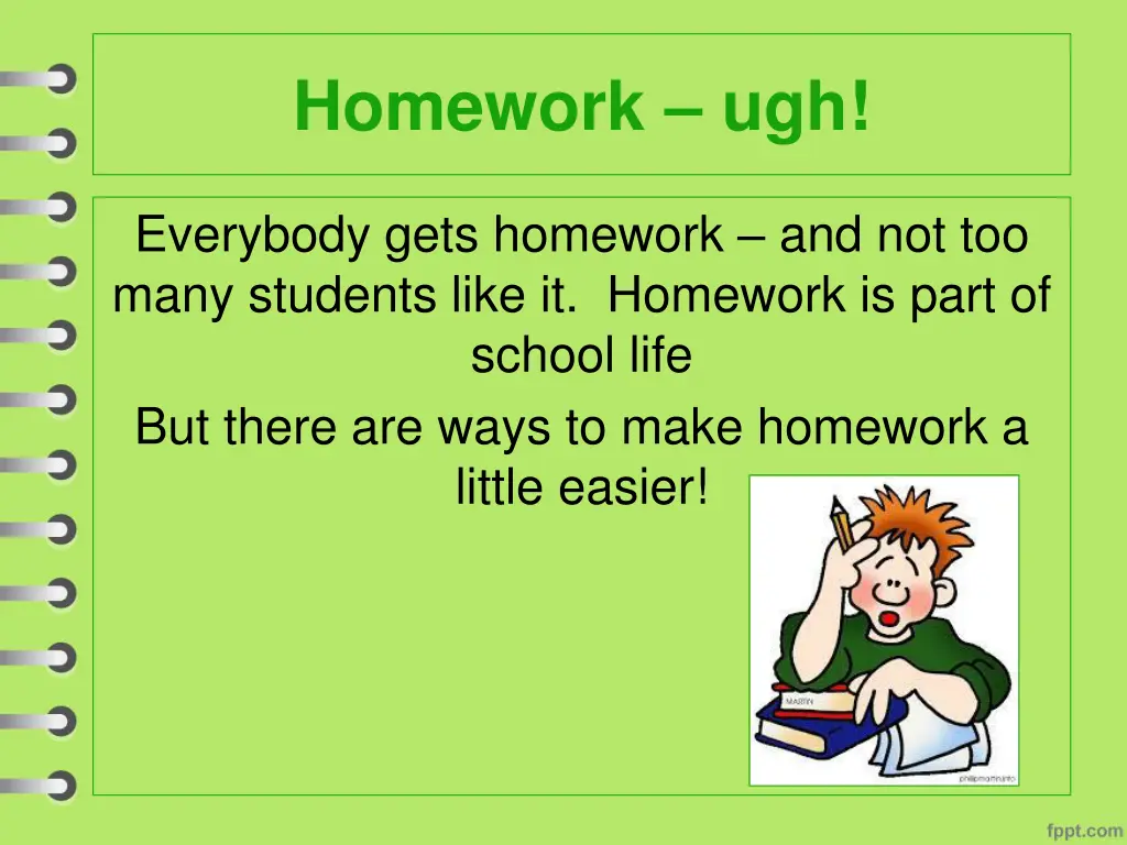 homework ugh