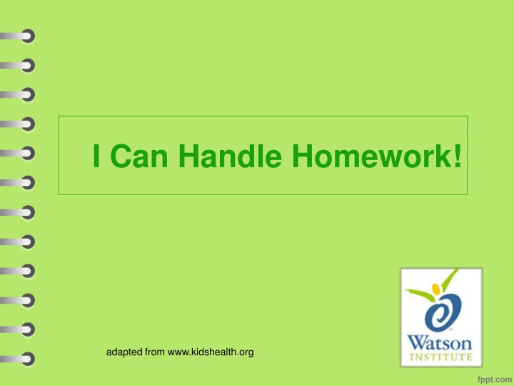 i can handle homework