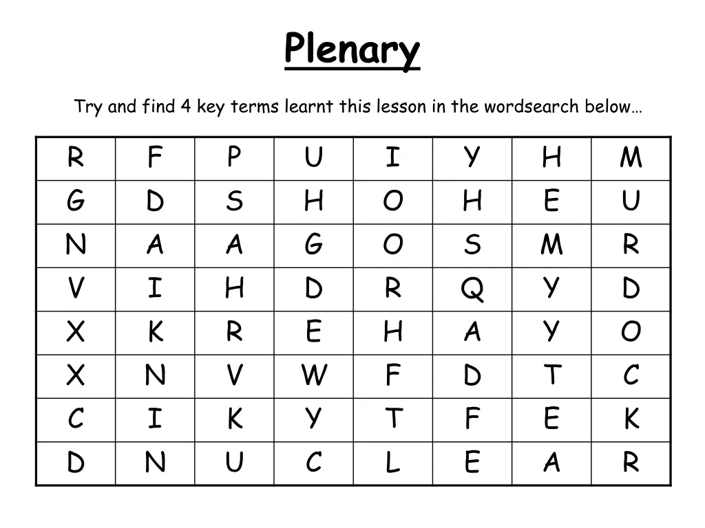 plenary