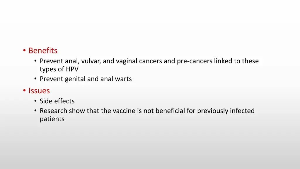benefits prevent anal vulvar and vaginal cancers