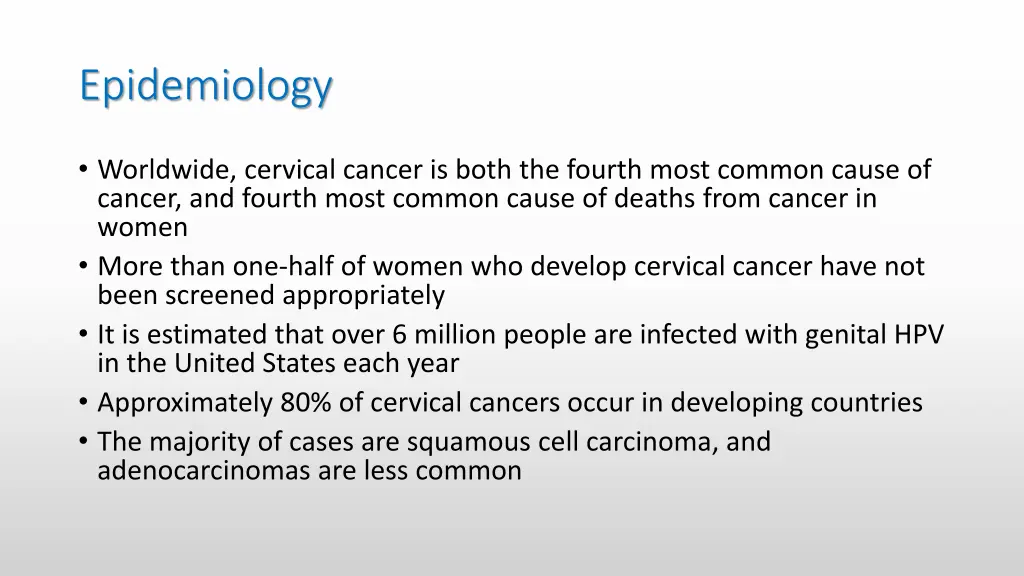 epidemiology 1