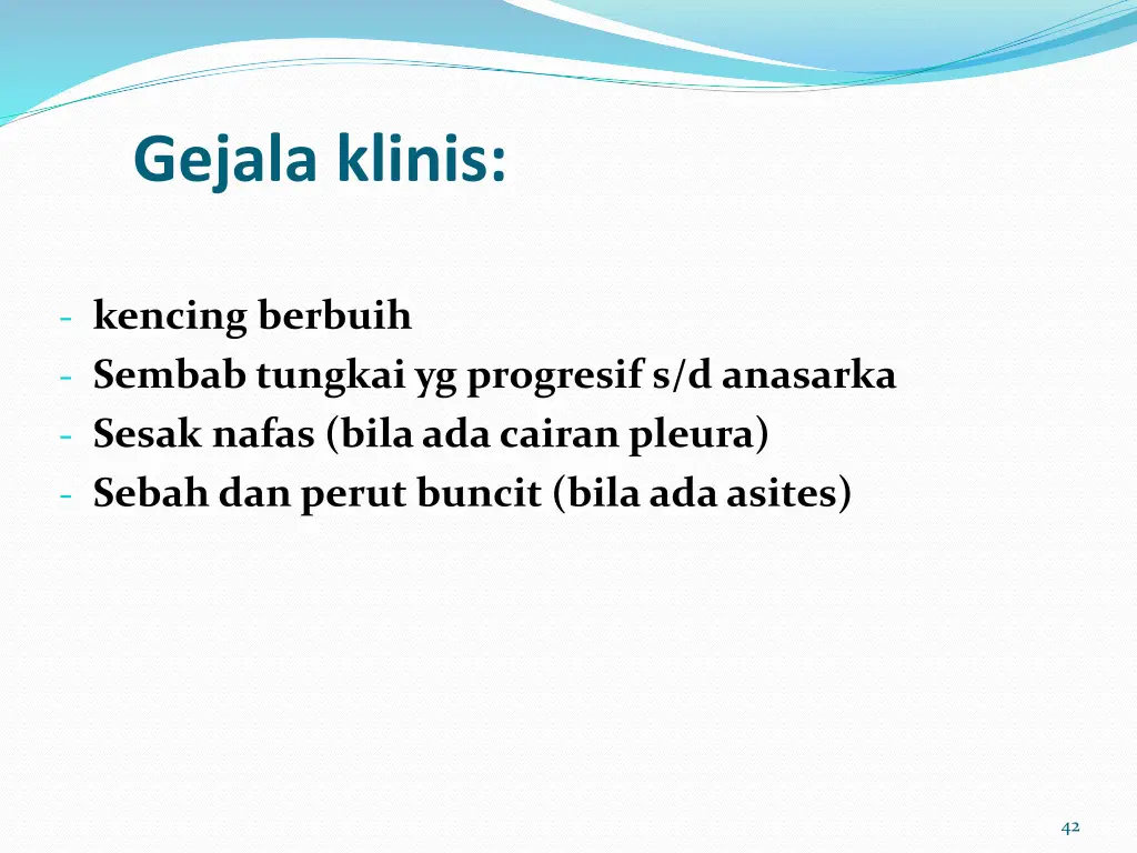 gejala klinis