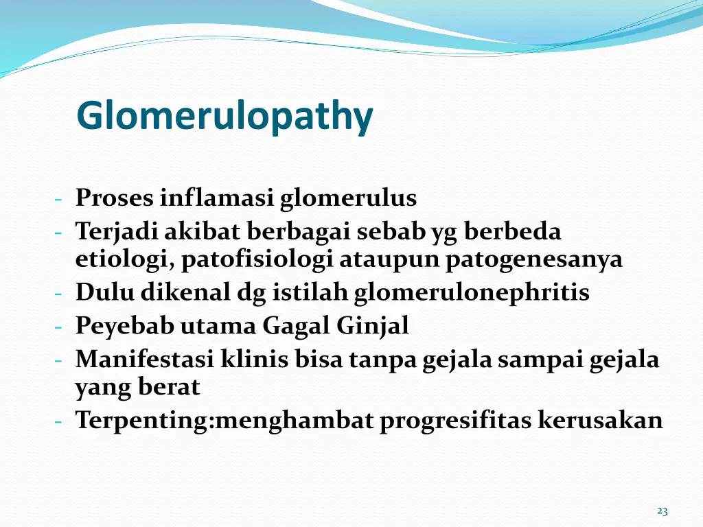 glomerulopathy