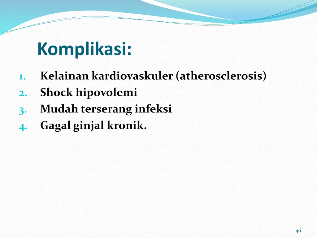 komplikasi