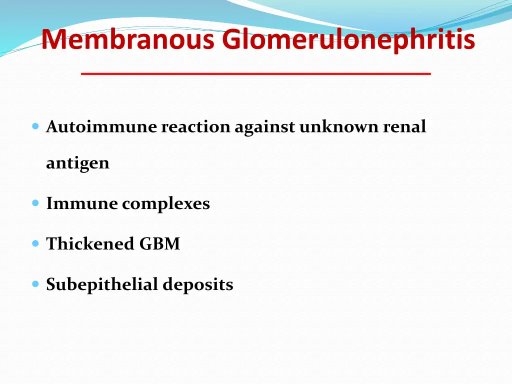 membranous glomerulonephritis