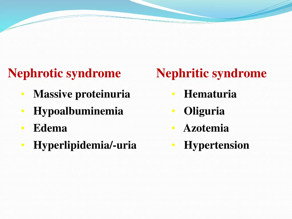 nephrotic syndrome