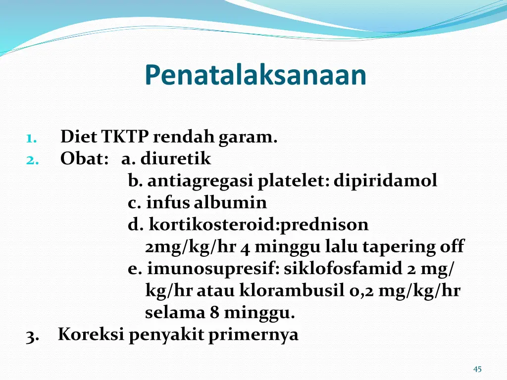 penatalaksanaan