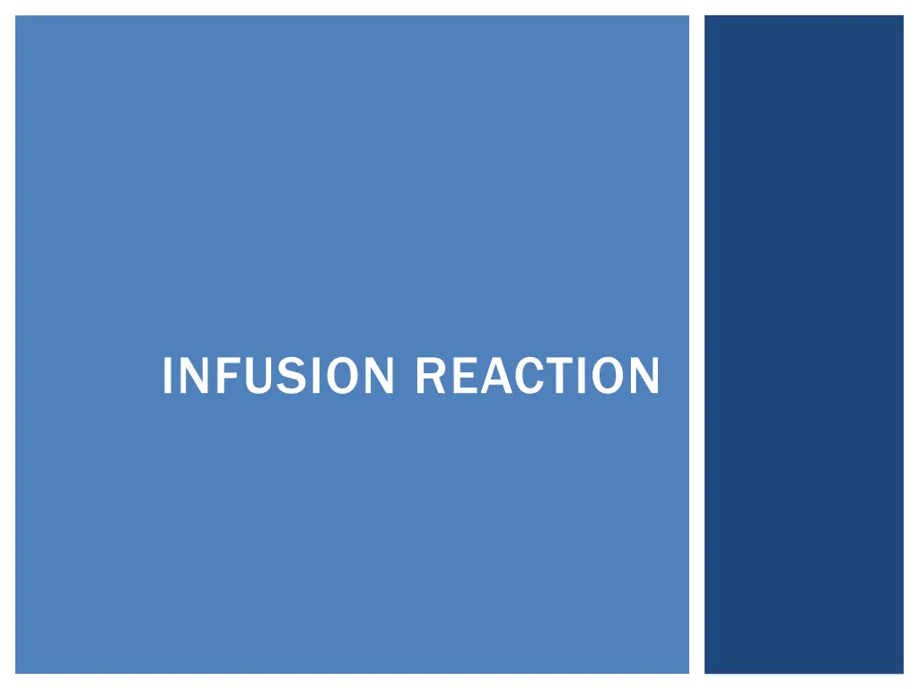 infusion reaction
