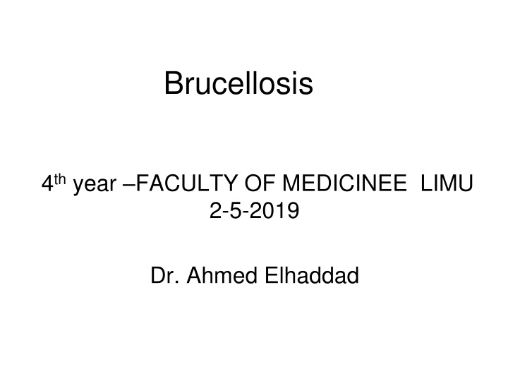 brucellosis