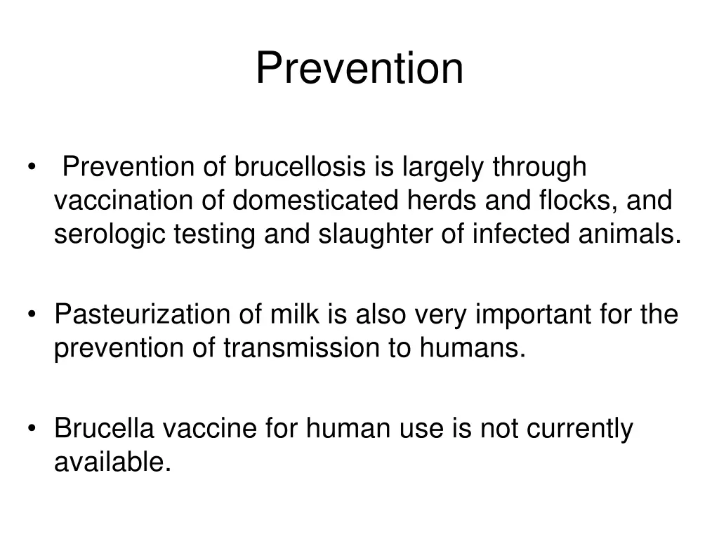prevention