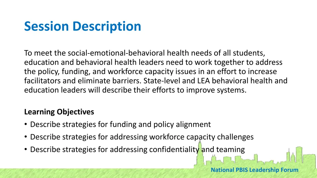 session description