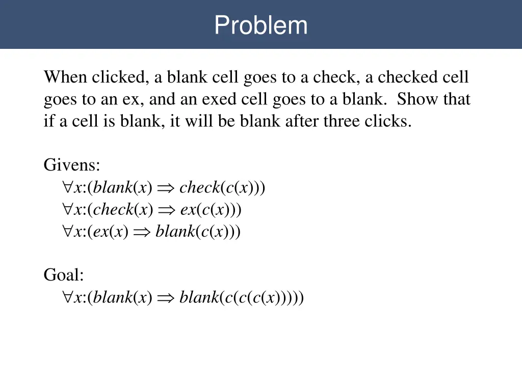 problem