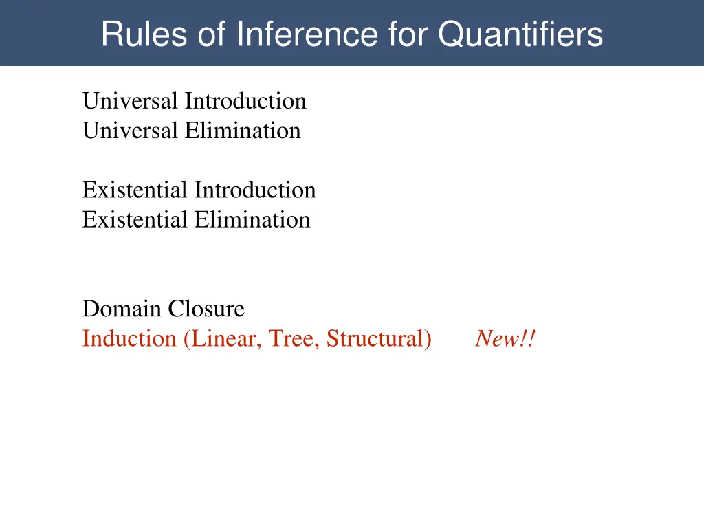 rules of inference for quantifiers