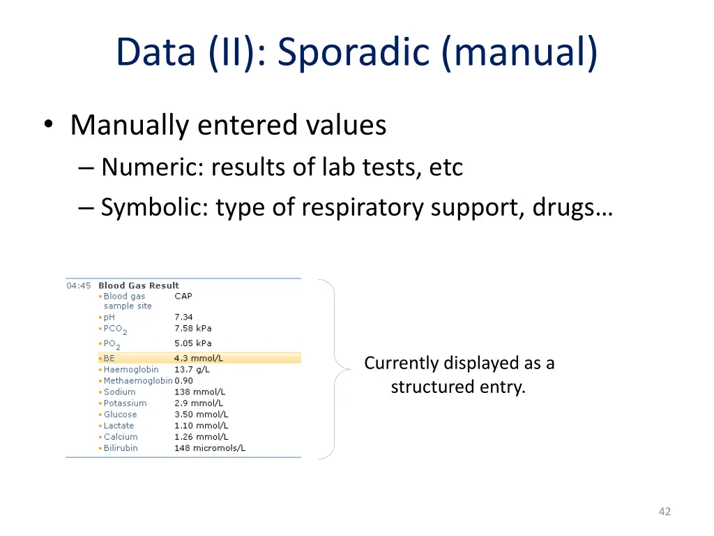 data ii sporadic manual