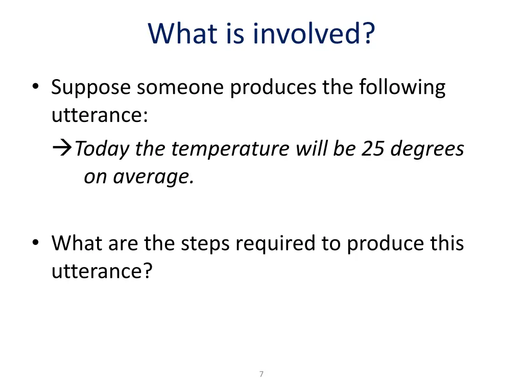 what is involved