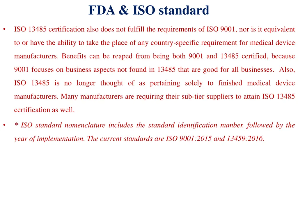 fda iso standard 3
