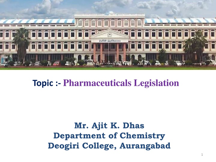 topic pharmaceuticals legislation