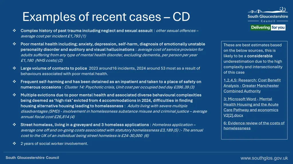examples of recent cases cd