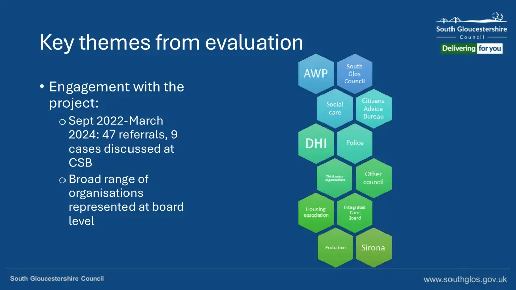 key themes from evaluation