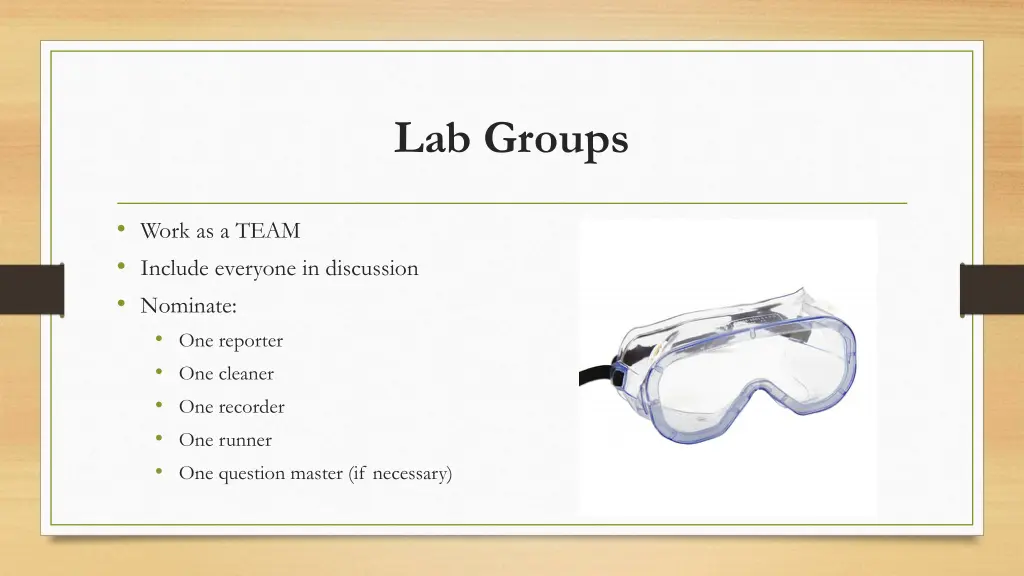 lab groups