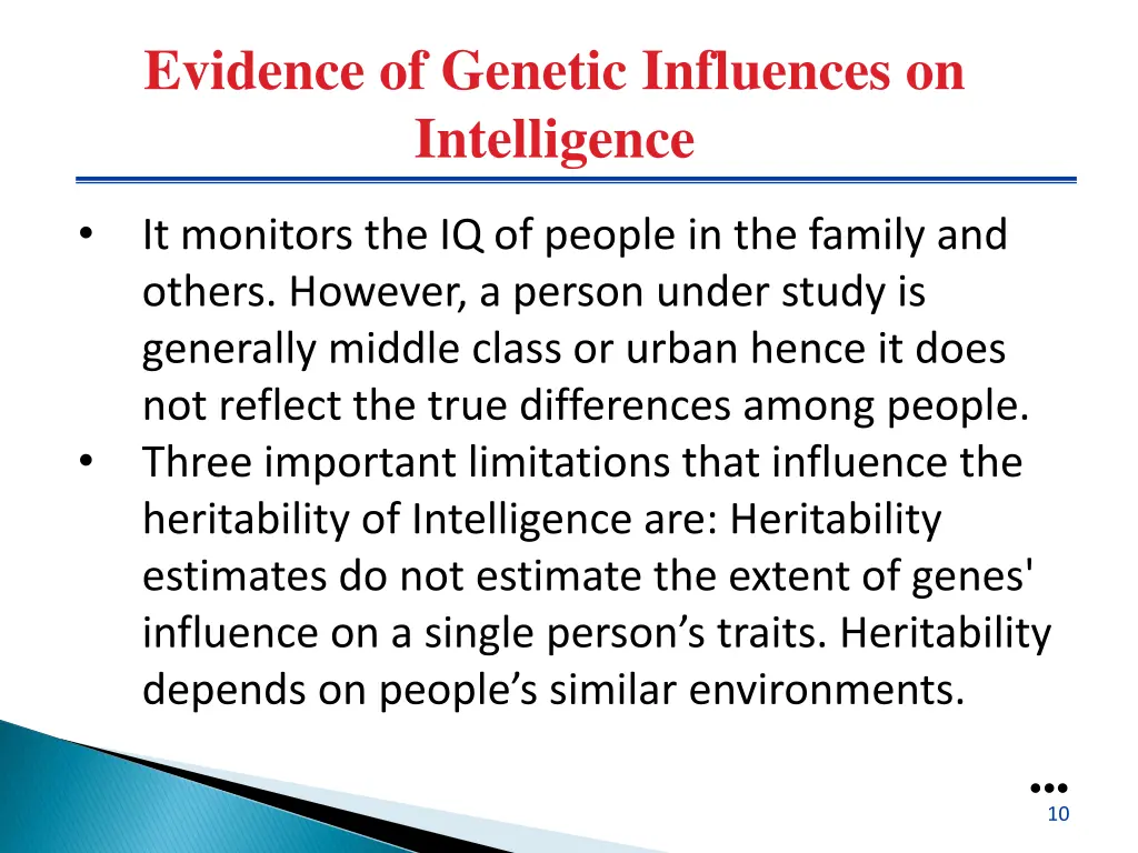 evidence of genetic influences on intelligence 2