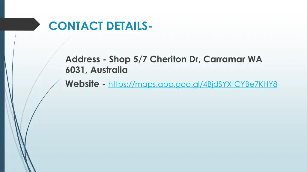 contact details