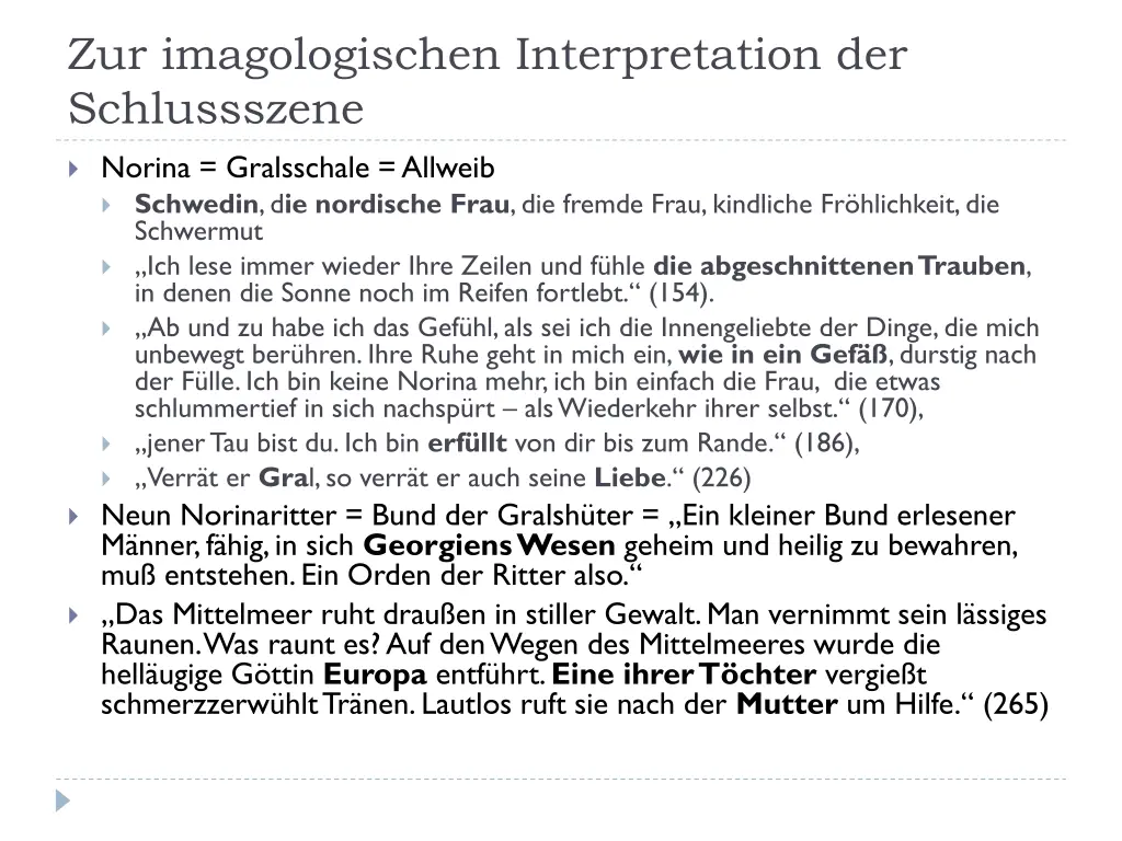 zur imagologischen interpretation der schlussszene