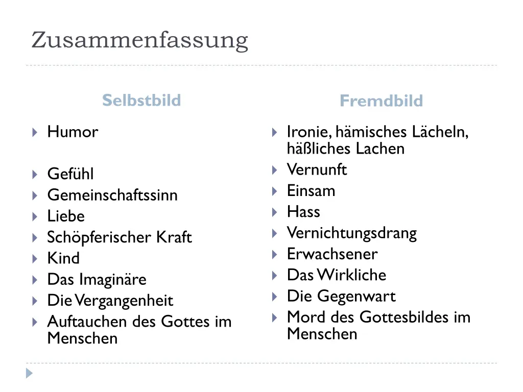 zusammenfassung