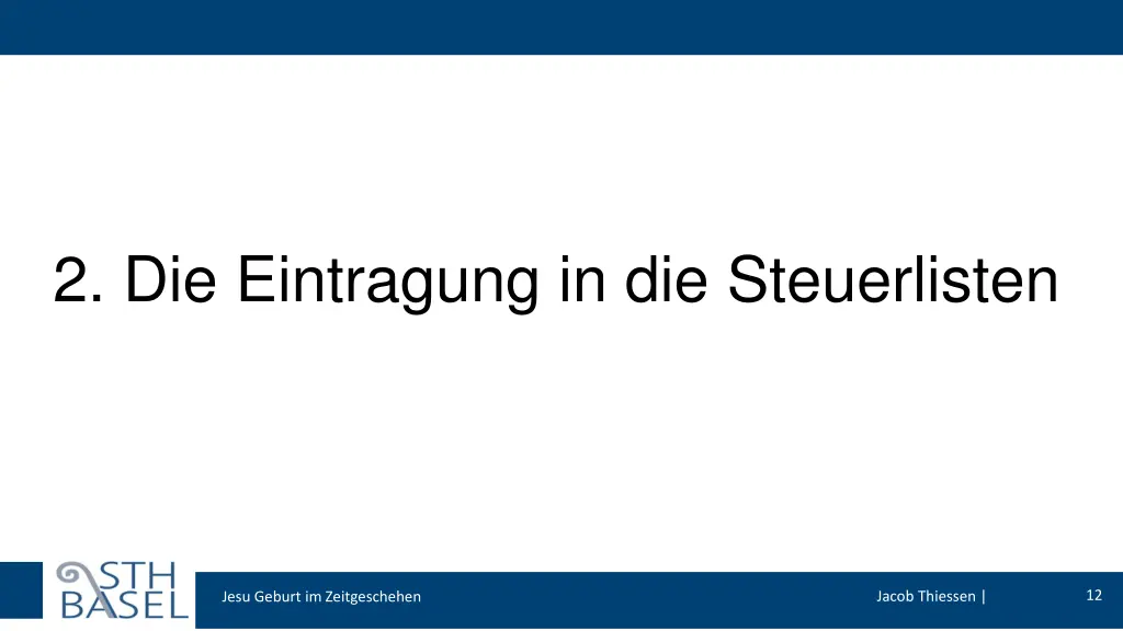 2 die eintragung in die steuerlisten