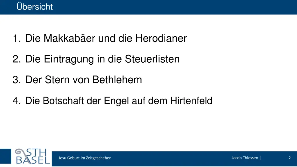bersicht
