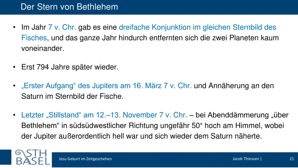 der stern von bethlehem 1