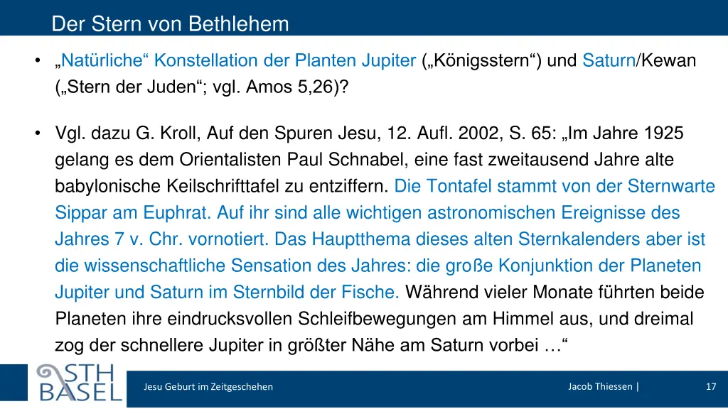 der stern von bethlehem