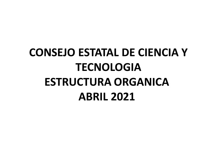 consejo estatal de ciencia y tecnologia