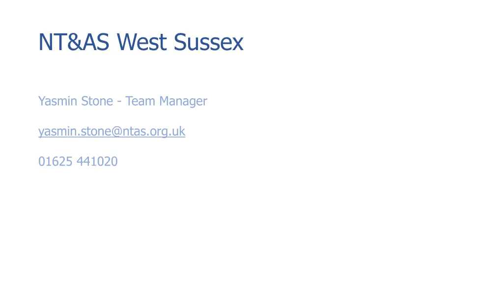 nt as west sussex