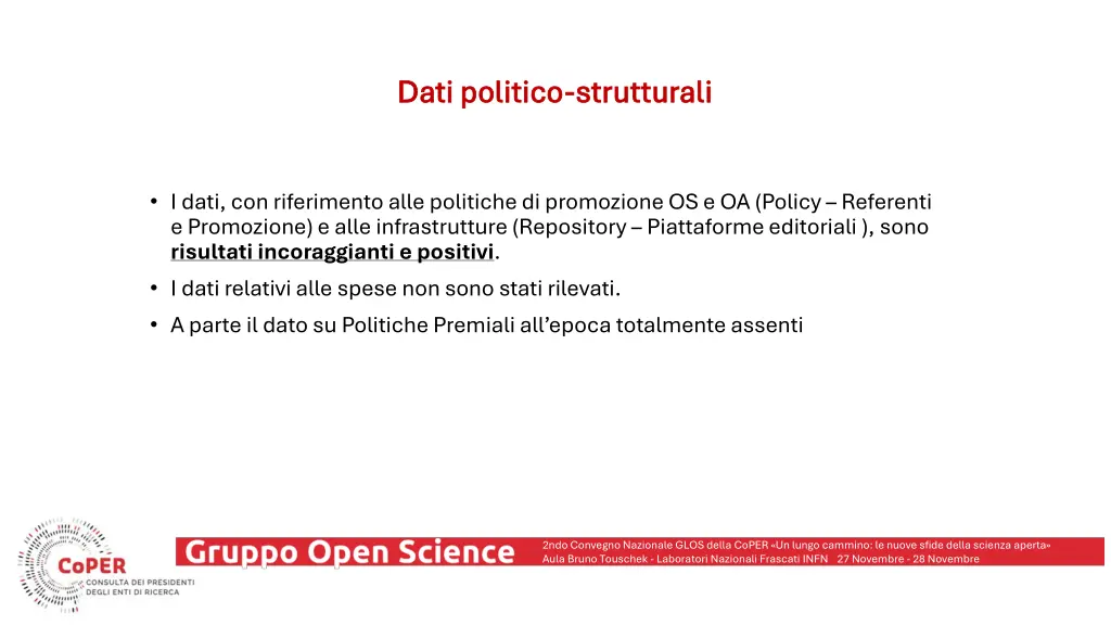dati politico dati politico strutturali