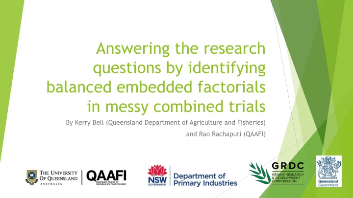 answering the research questions by identifying